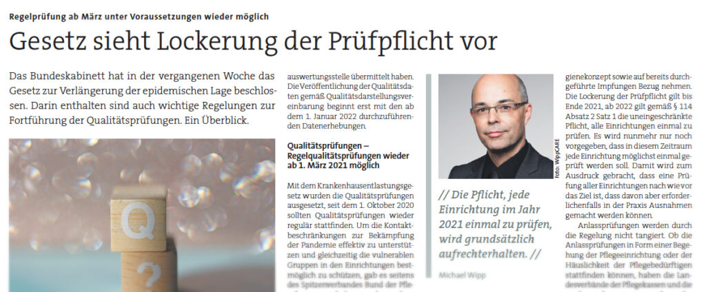 Gesetz sieht Lockerungen der Prüfpflicht vor