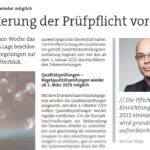 Gesetz sieht Lockerungen der Prüfpflicht vor