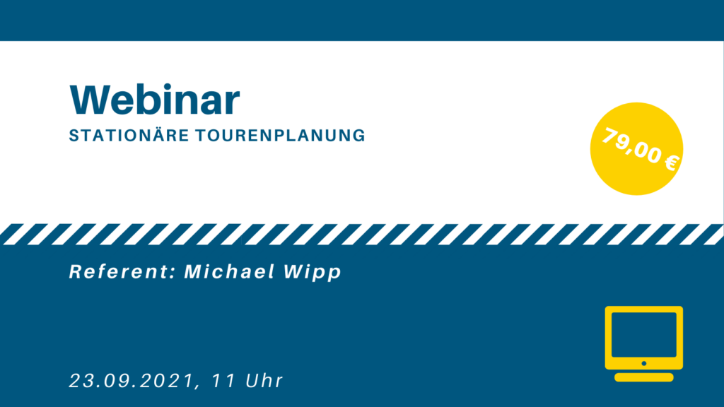 Webinar Stationäre Tourenplanung